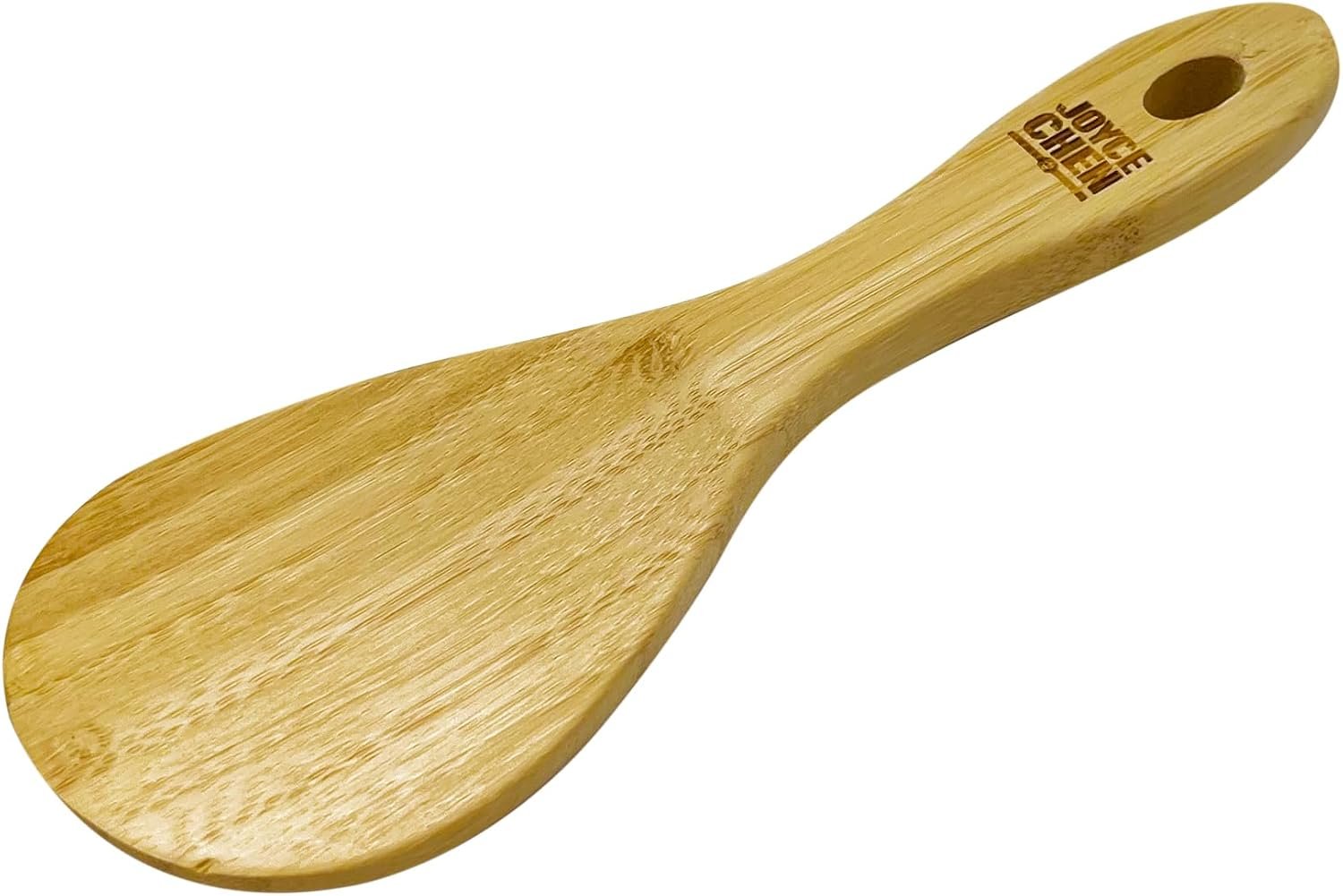 9-Inch Burnished Bamboo Rice Paddle